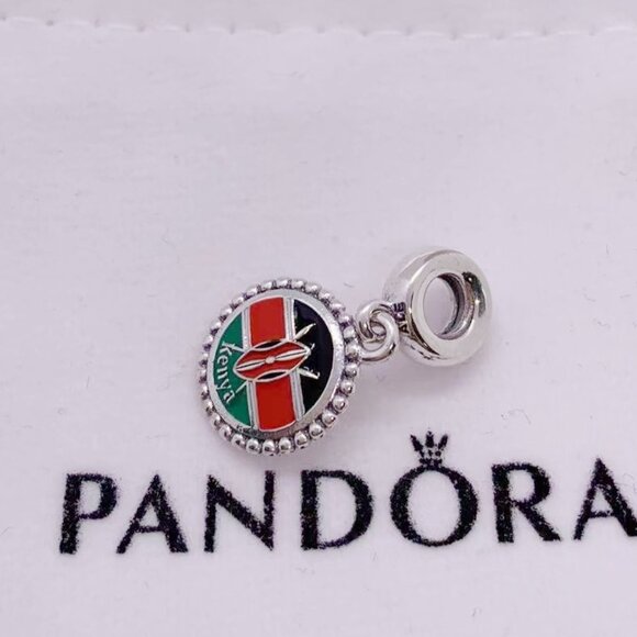 Pandora Kenya Flag  Dangle Charm - Picture 4 of 4